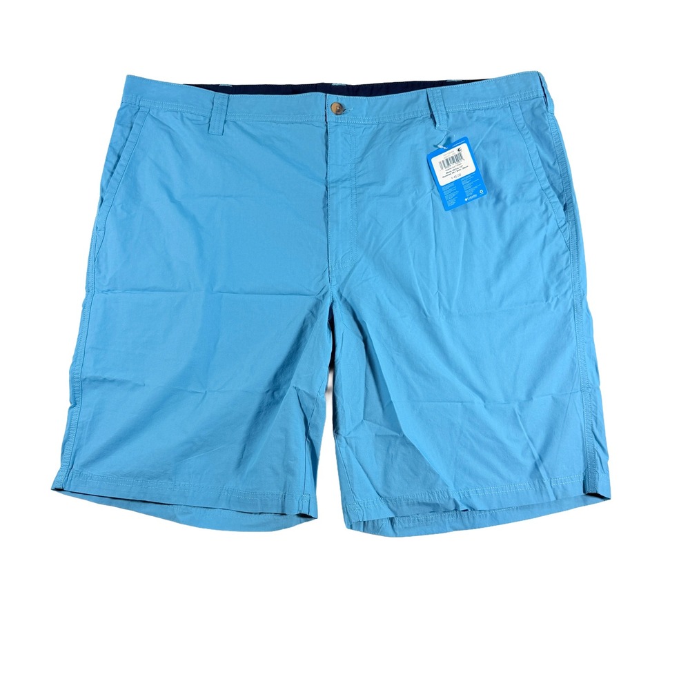 Columbia Washed Out Short Mens 48 Aqua Blue Cotton Casual 10" New